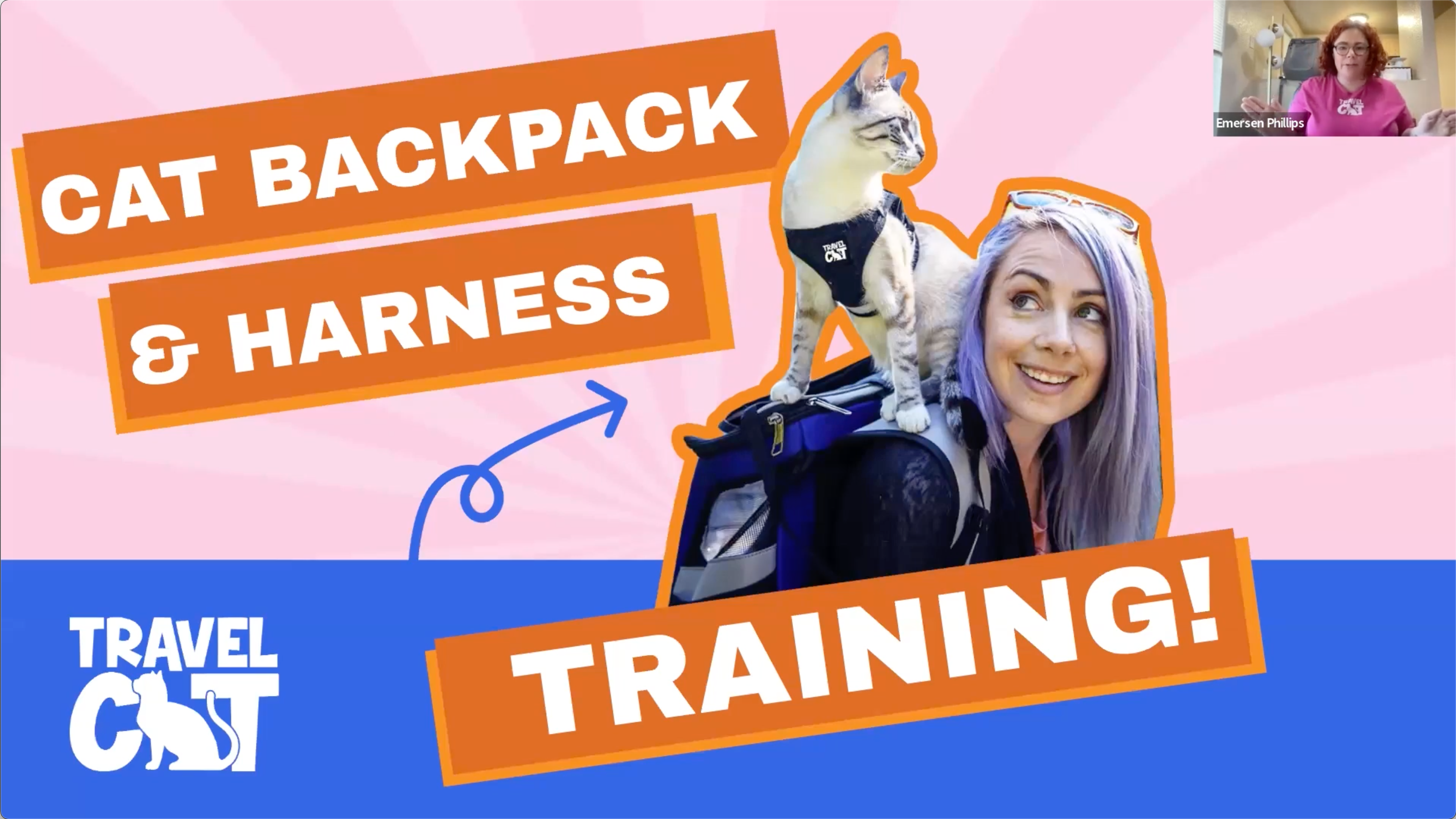 TIPS for Harness and Backpack TRAINING CATS at the Travel Cat Summit
