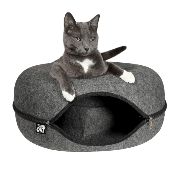 "Donut!" Cat Hideaway Cave - Heather Grey