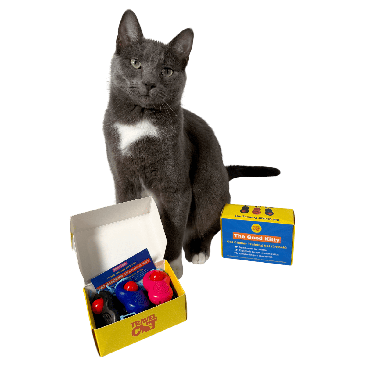 "The Good Kitty" Cat Clicker Training Set (3-Pack)