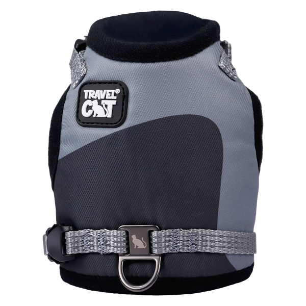 "The Tiny Adventurer" - Kitten Harness and Leash Set - Black
