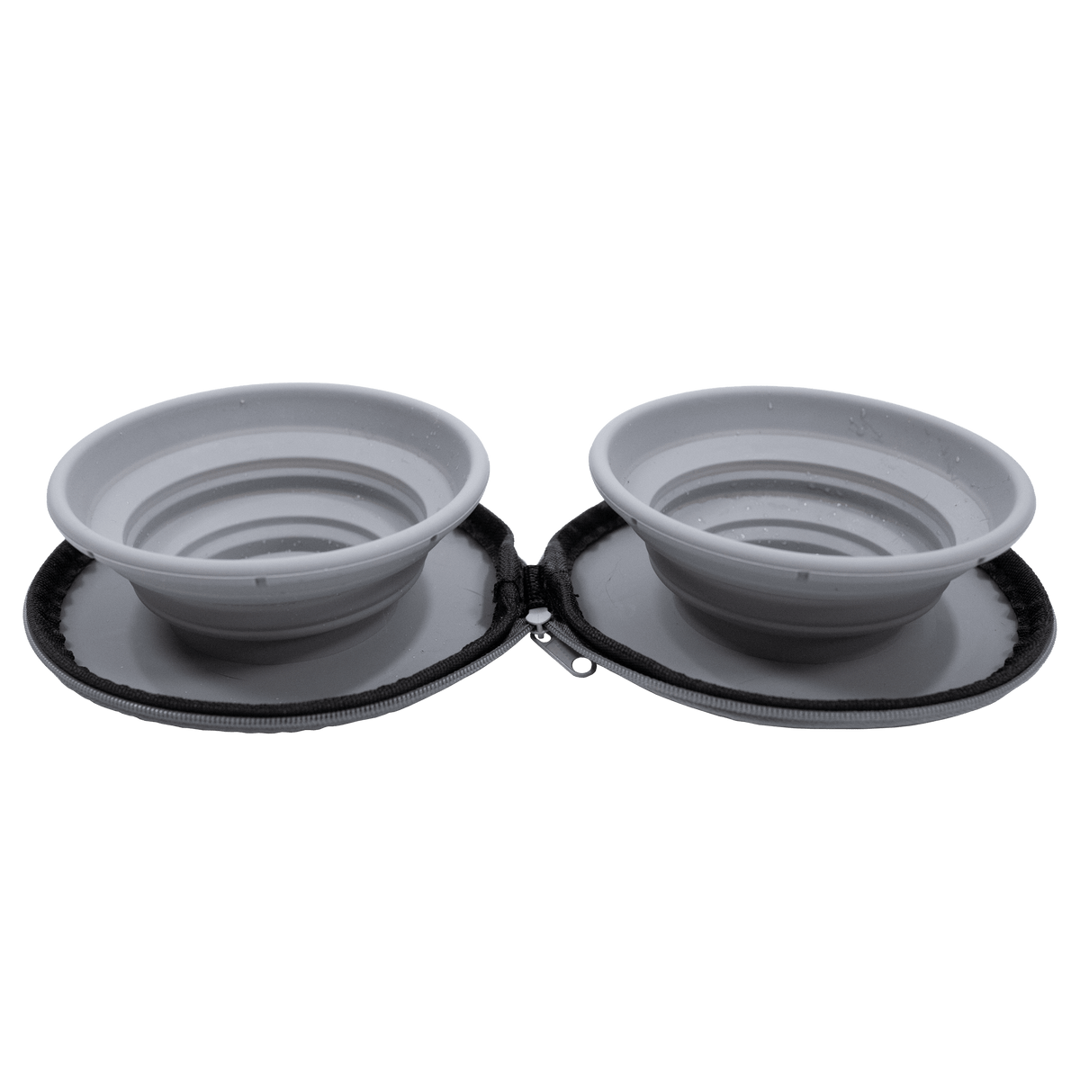 Travel Cat Double Sided Portable Zippered Bowl