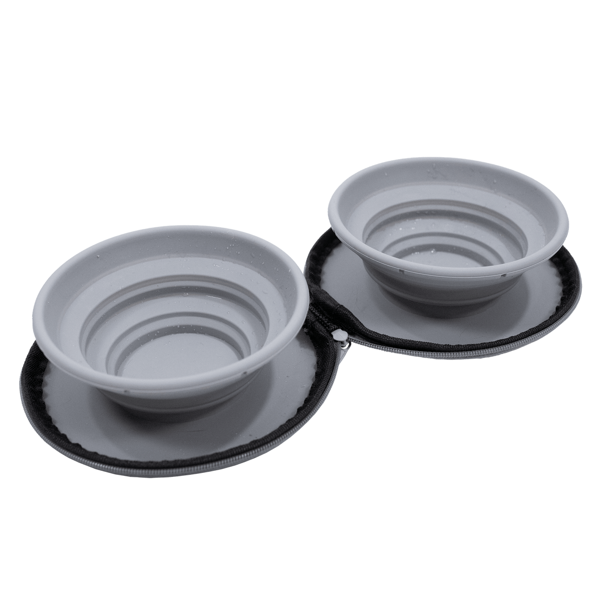 Travel Cat Double Sided Portable Zippered Bowl