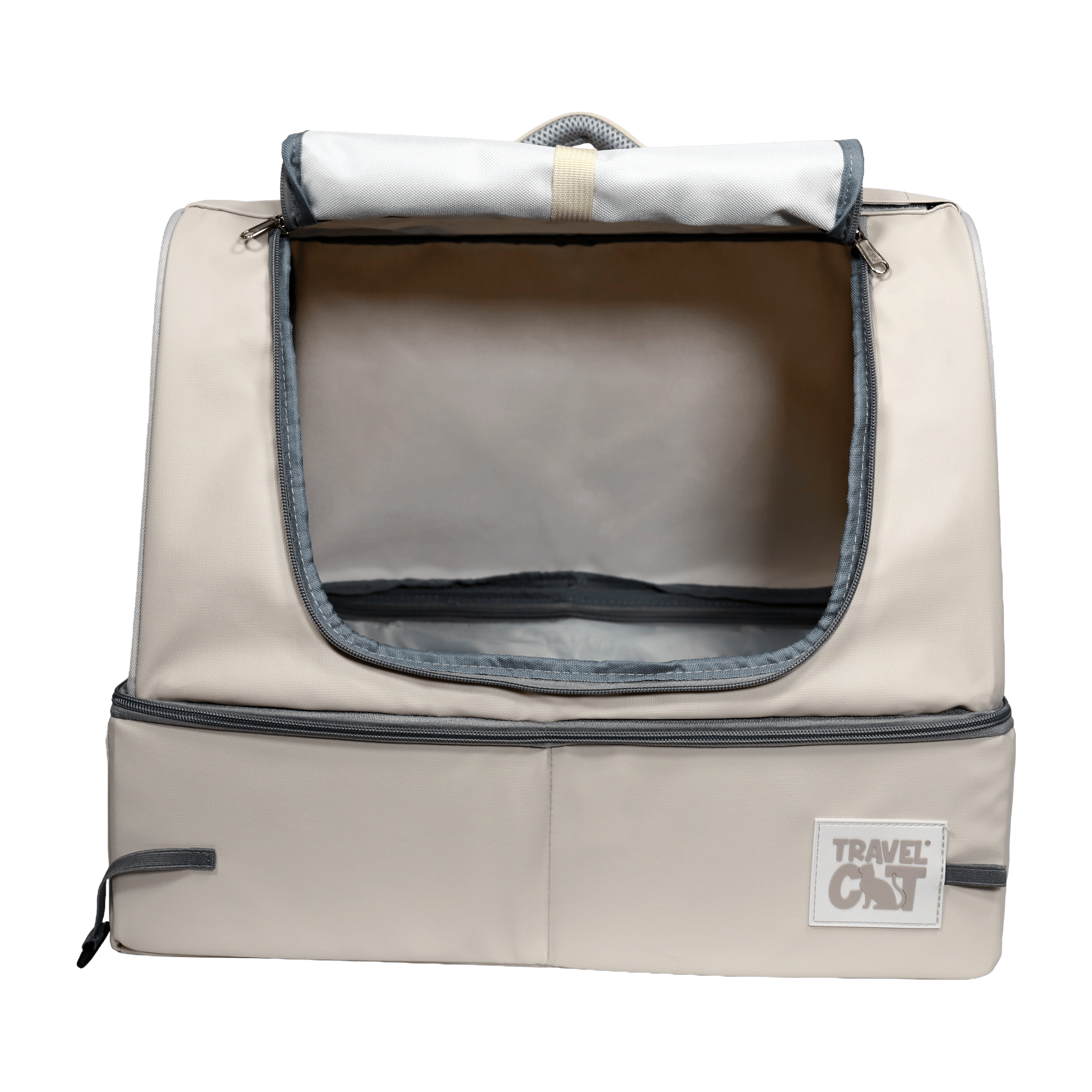 "The Porta-Pawty+" Covered Travel Litter Box - Portable Bathroom for Cats