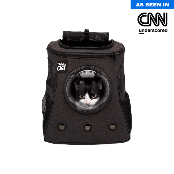 "The Fat Cat" Cat Backpack - For Larger Cats - Charcoal