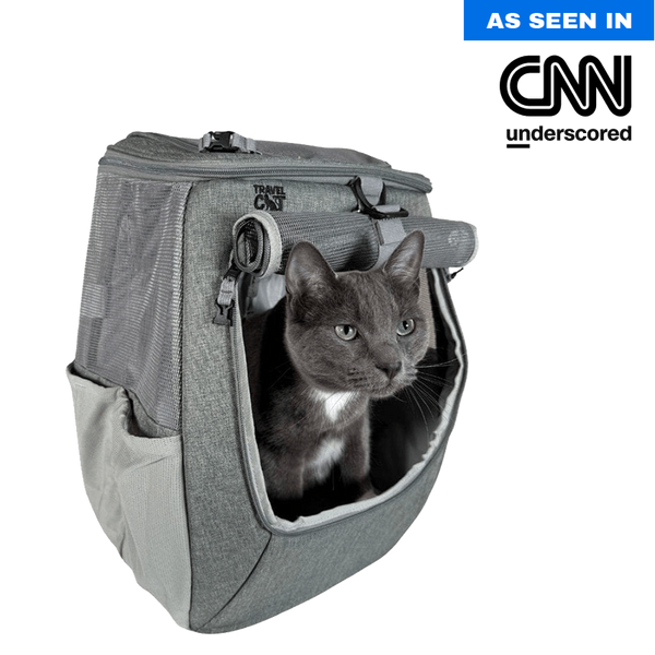 "The Navigator" Convertible Cat Backpack for Adventurous Cats and Humans - Heather Grey