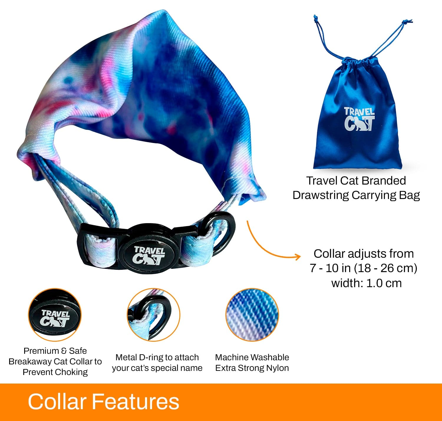 “The Groovy Cat” Bandana & Cat Collar