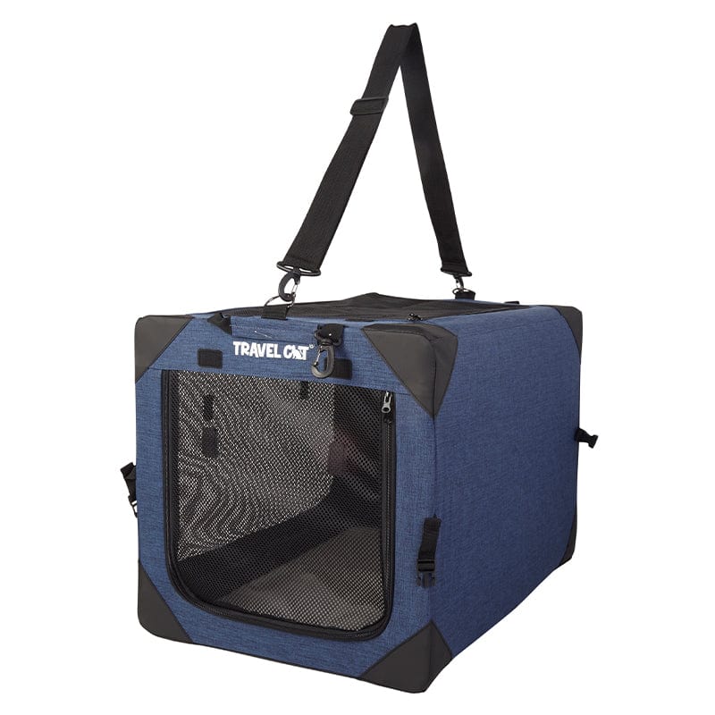 "The Boop Coop" Collapsible Travel Cat Crate & Carrier