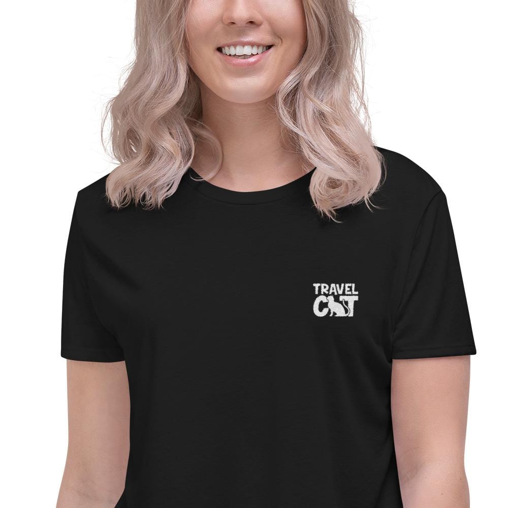 Travel Cat Crop Tee