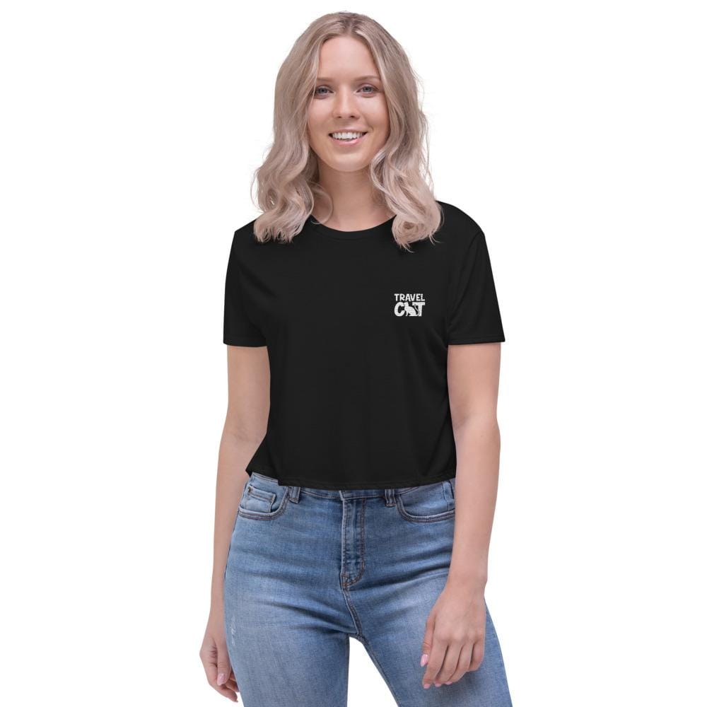 Travel Cat Crop Tee