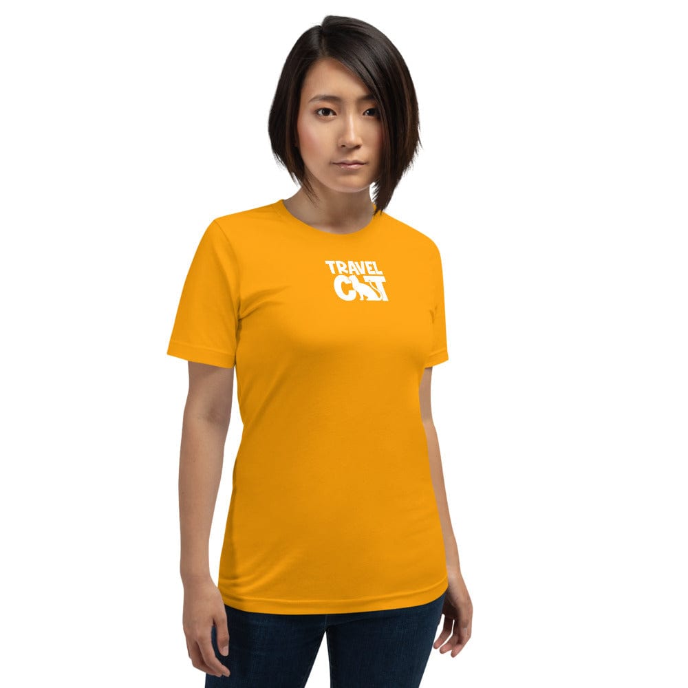 Travel Cat Colors Short-Sleeve Unisex T-Shirt