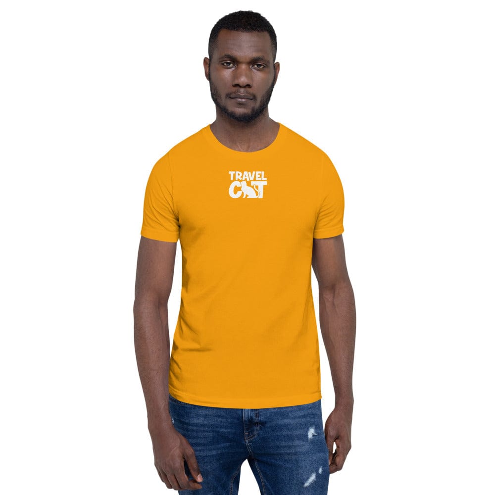 Travel Cat Colors Short-Sleeve Unisex T-Shirt