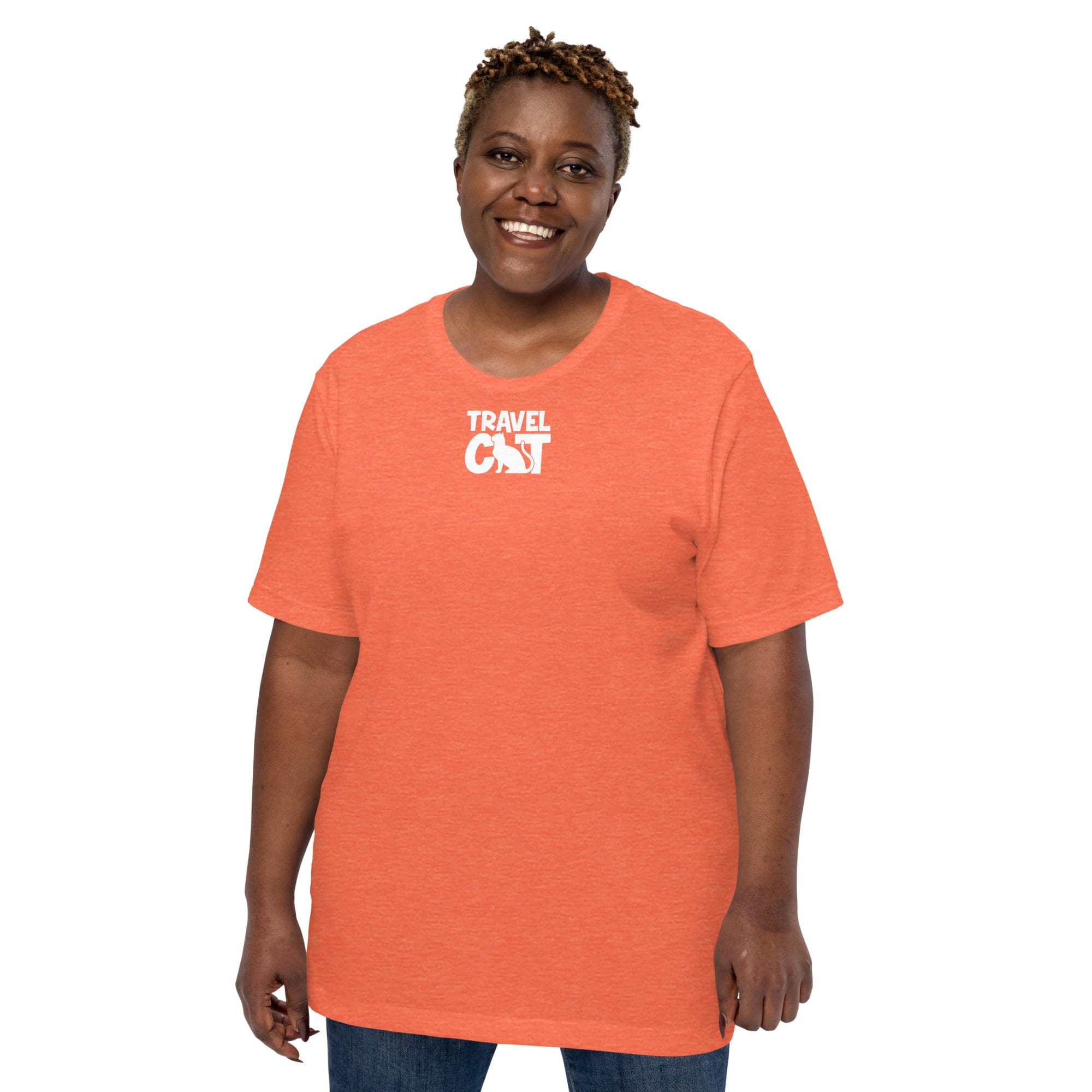 Travel Cat Unisex T-shirt - Bella + Canvas - Up to 5XL