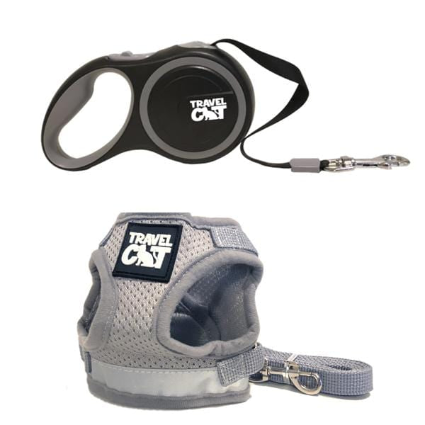 "The Wind in My Whiskers" Bundle: Harness, Leash, and Retractable Leash