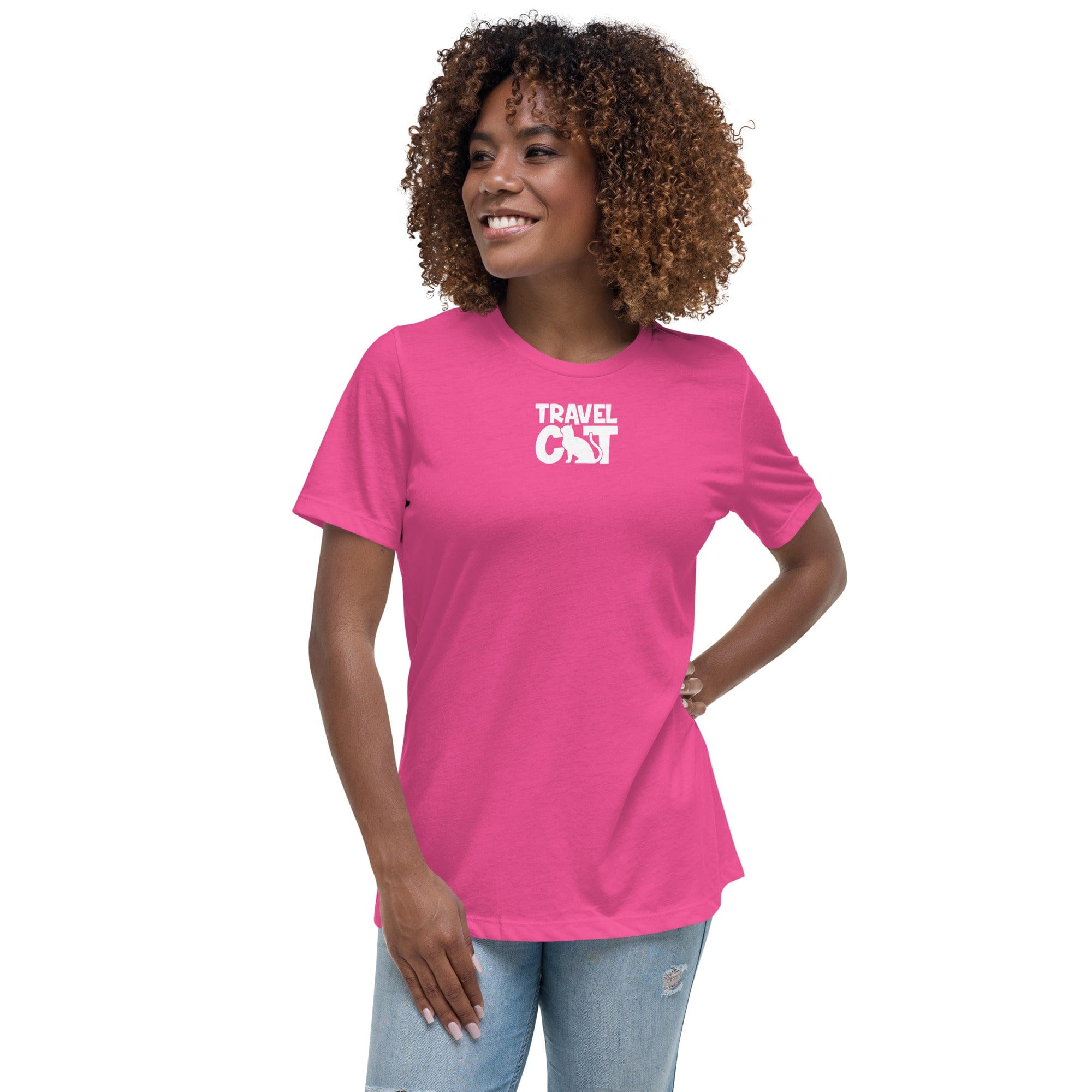 Travel Cat Women's Relaxed T-Shirt