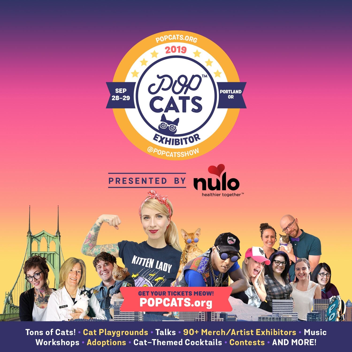 Cat-Guardians with Cats that Road Trip, Hike Mountains, and Visit Markets to Challenge “Scaredy-Cat” Stereotype at “POP Cats” Panel Moderated By Your Cat Backpack