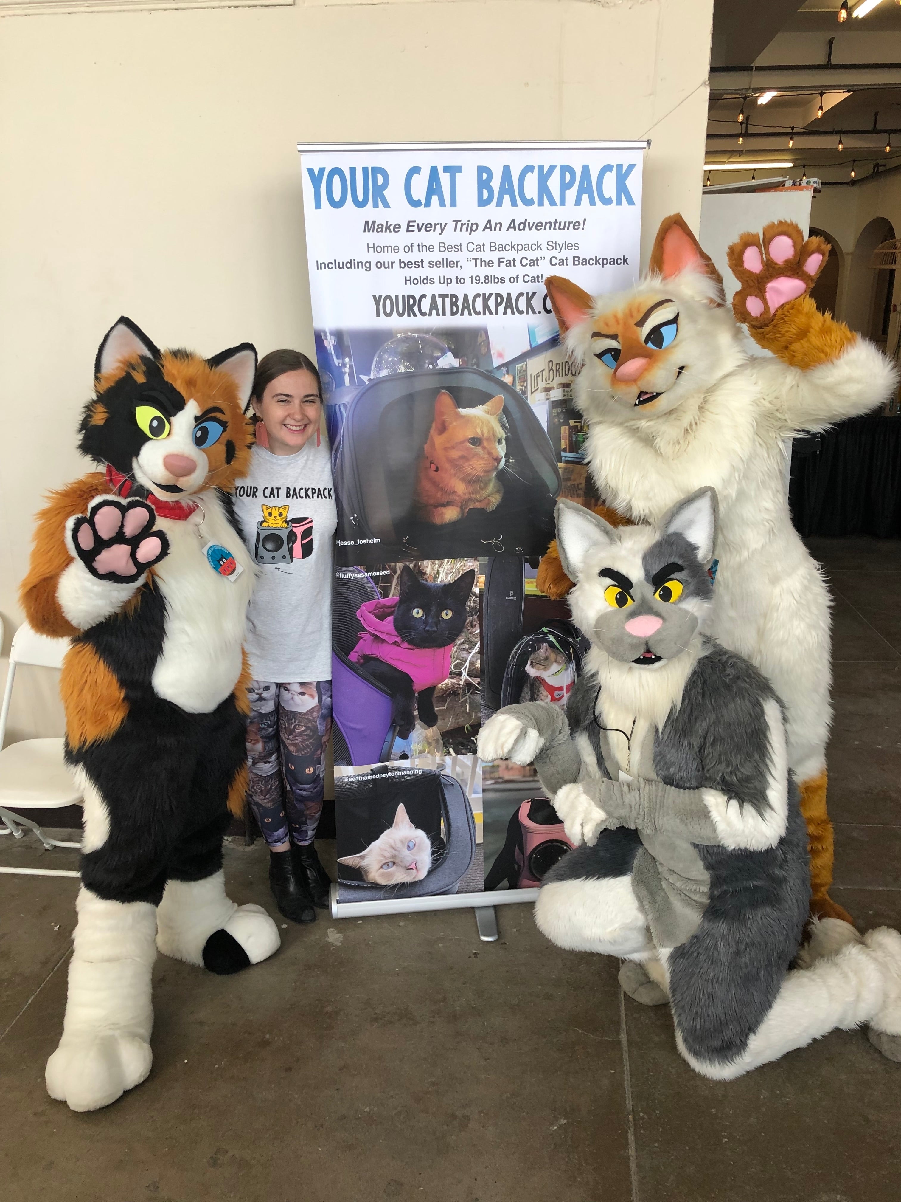Catsbury Convention Recap & Review: Your Cat Backpack Loved It