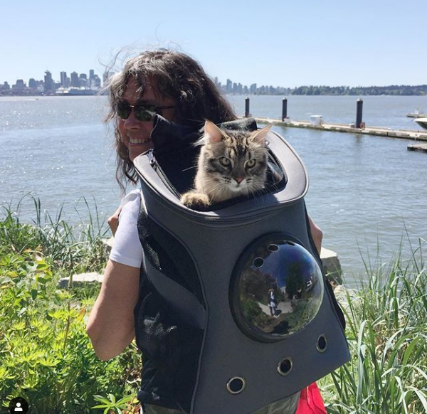 Ozzy and Kipling: Your Cat Backpack Featured Feline