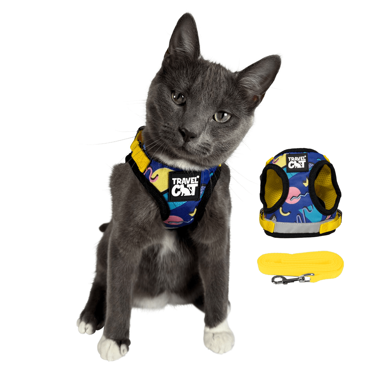 "The '90s Cat" Limited-Edition Harness & Leash Set