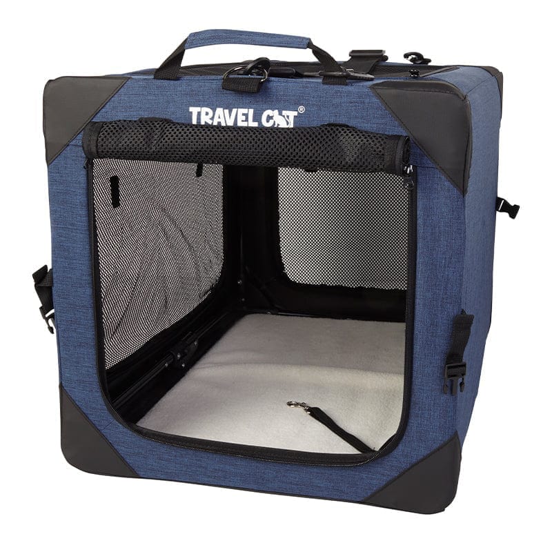 "The Boop Coop" Collapsible Travel Cat Crate & Carrier