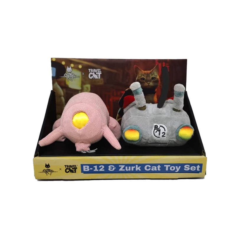 B-12 & Zurk Cat Toy Set by Stray x Travel Cat - Limited Edition