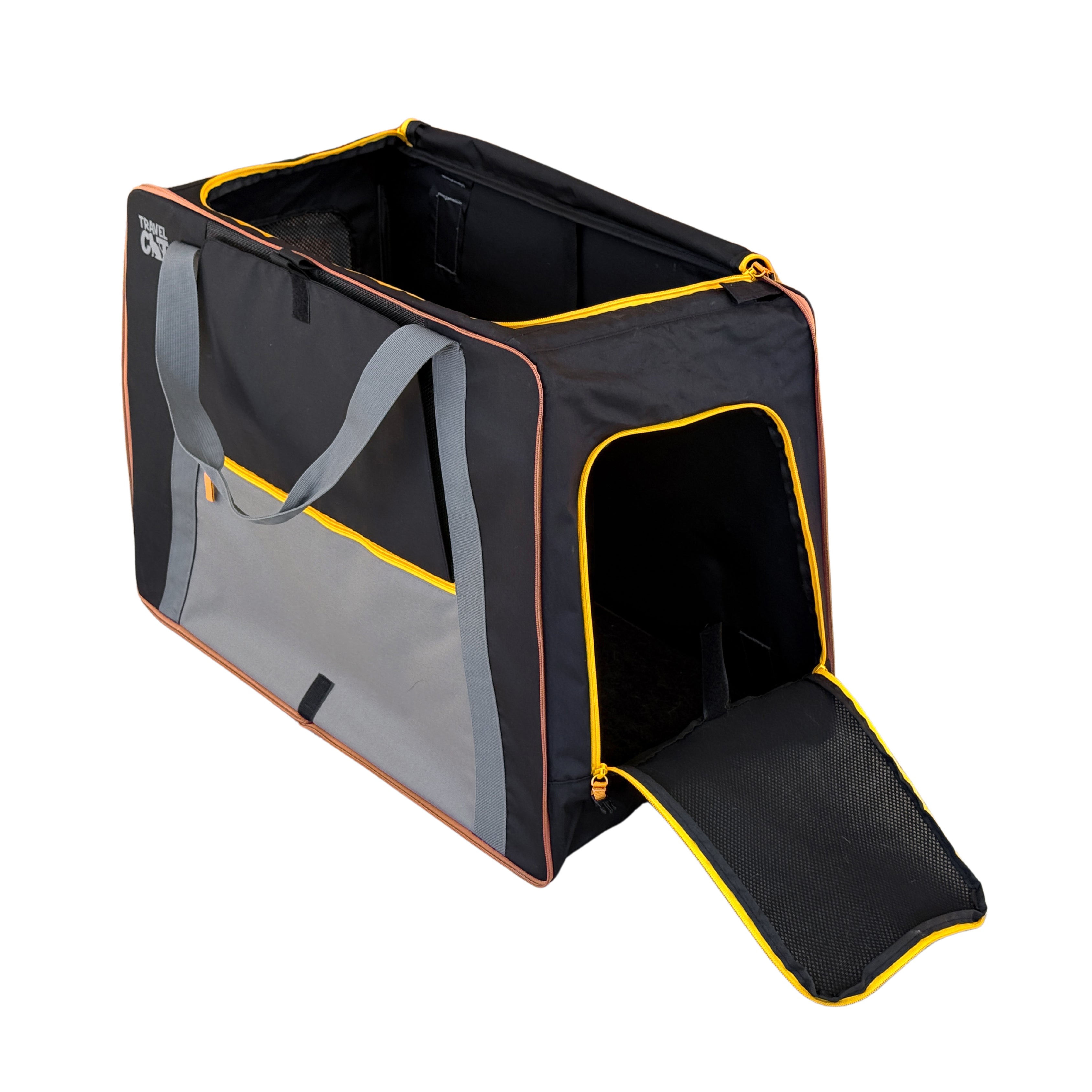 “The Pack N' Paw” Light & Slim Collapsible Cat Crate & Carrier