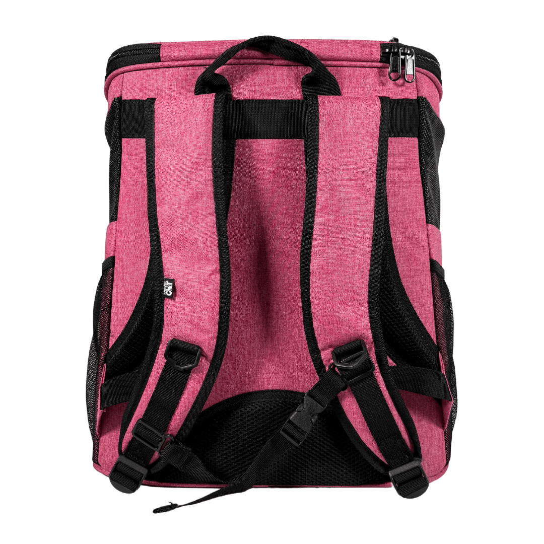 "The Fat Cat" Cat Backpack in Deep Rose Pink - For Larger Cats