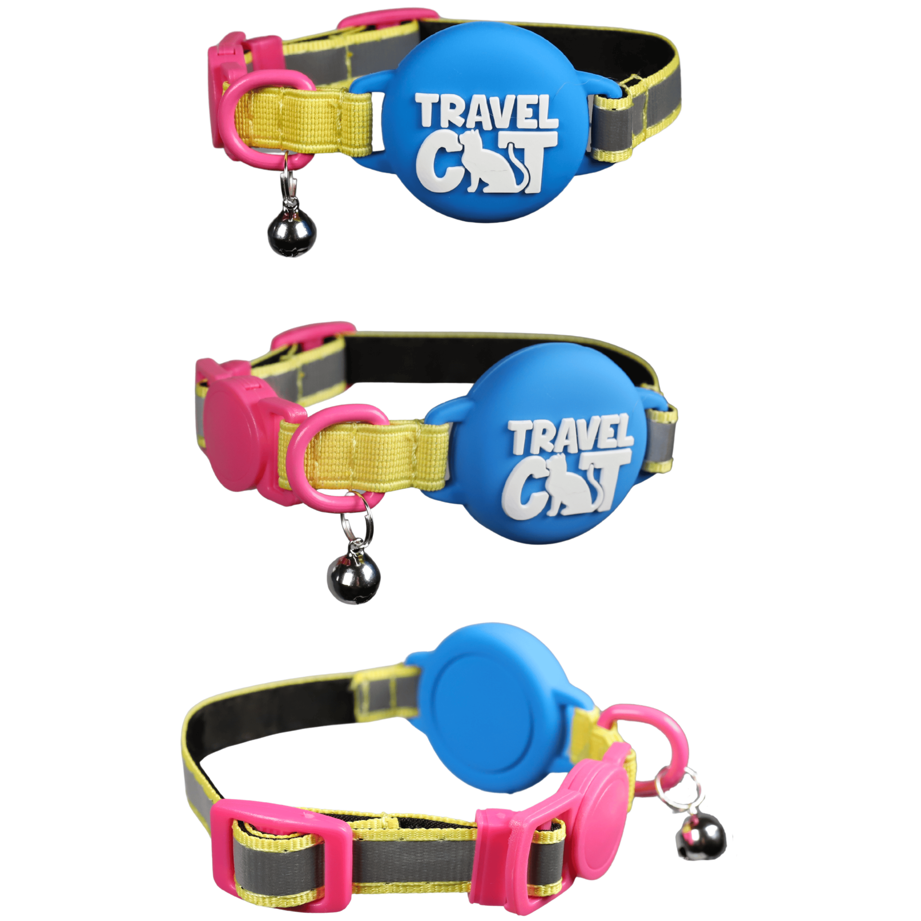 The Travel Cat AirTag Holder Collar