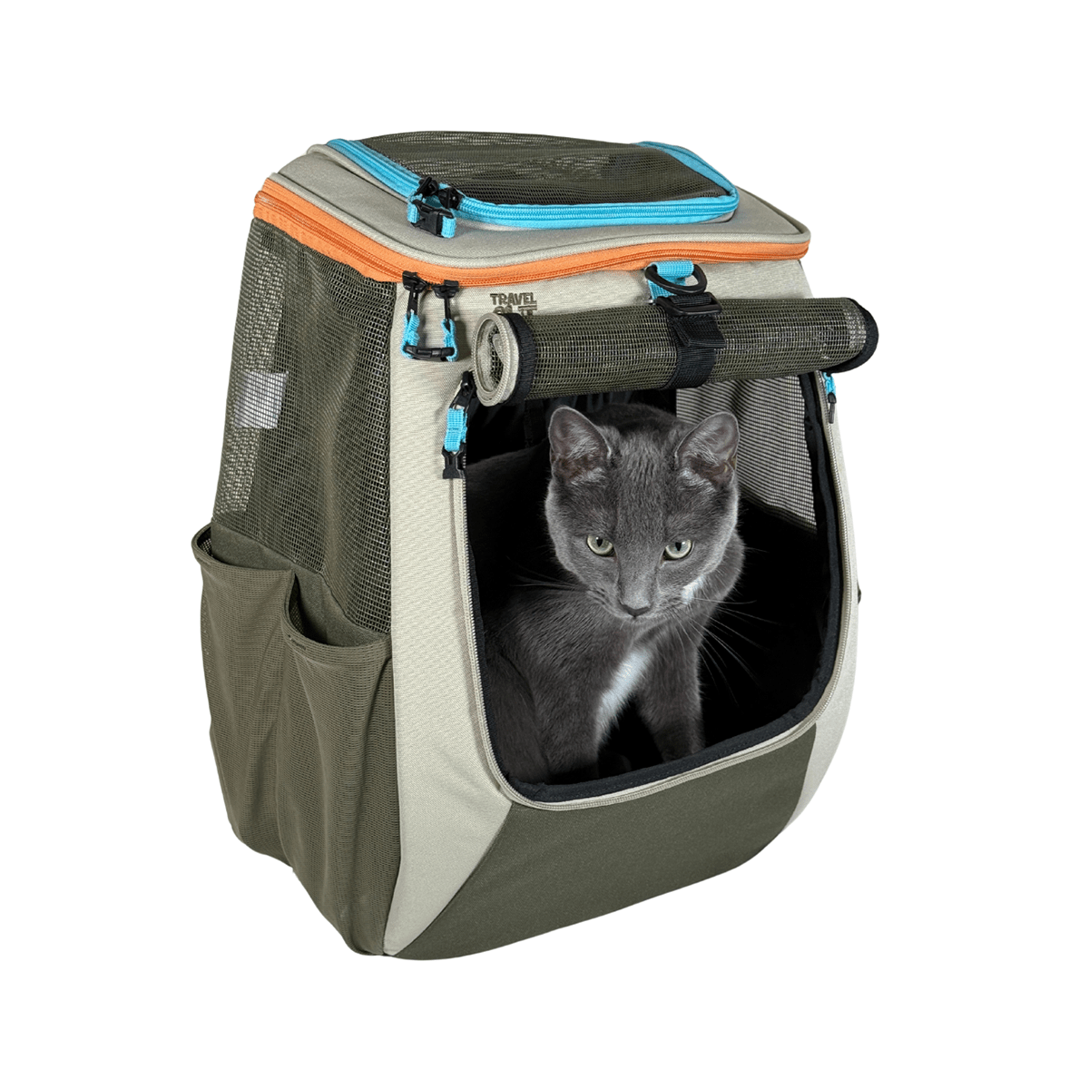 "The Navigator" Earth Convertible Cat Backpack - For Adventurous Cats and Humans