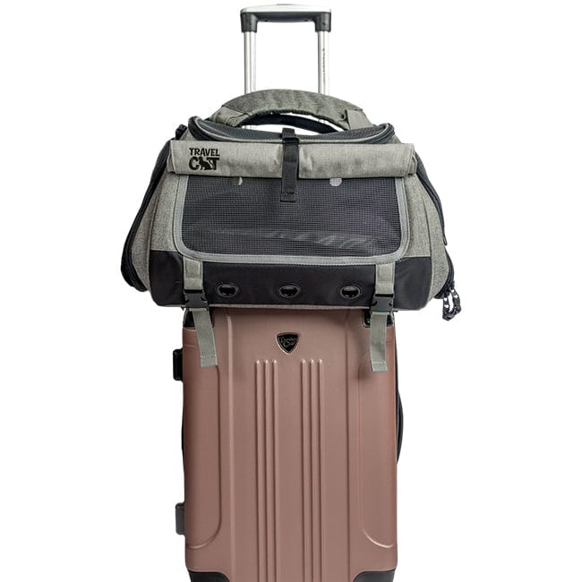 "The Transpurrter" Ultimate Calming Convertible Cat Carrier in Heather Grey