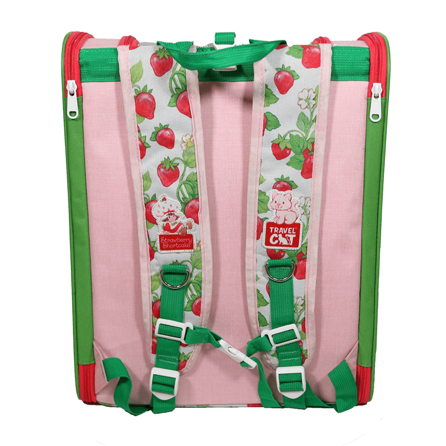 Strawberry Shortcake x Travel Cat Backpack - Officially Licensed