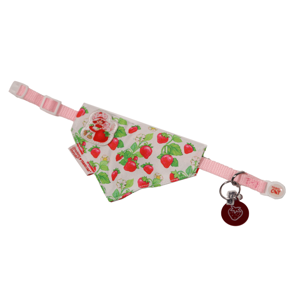 Strawberry Shortcake x Travel Cat Bandana - Officially Licensed