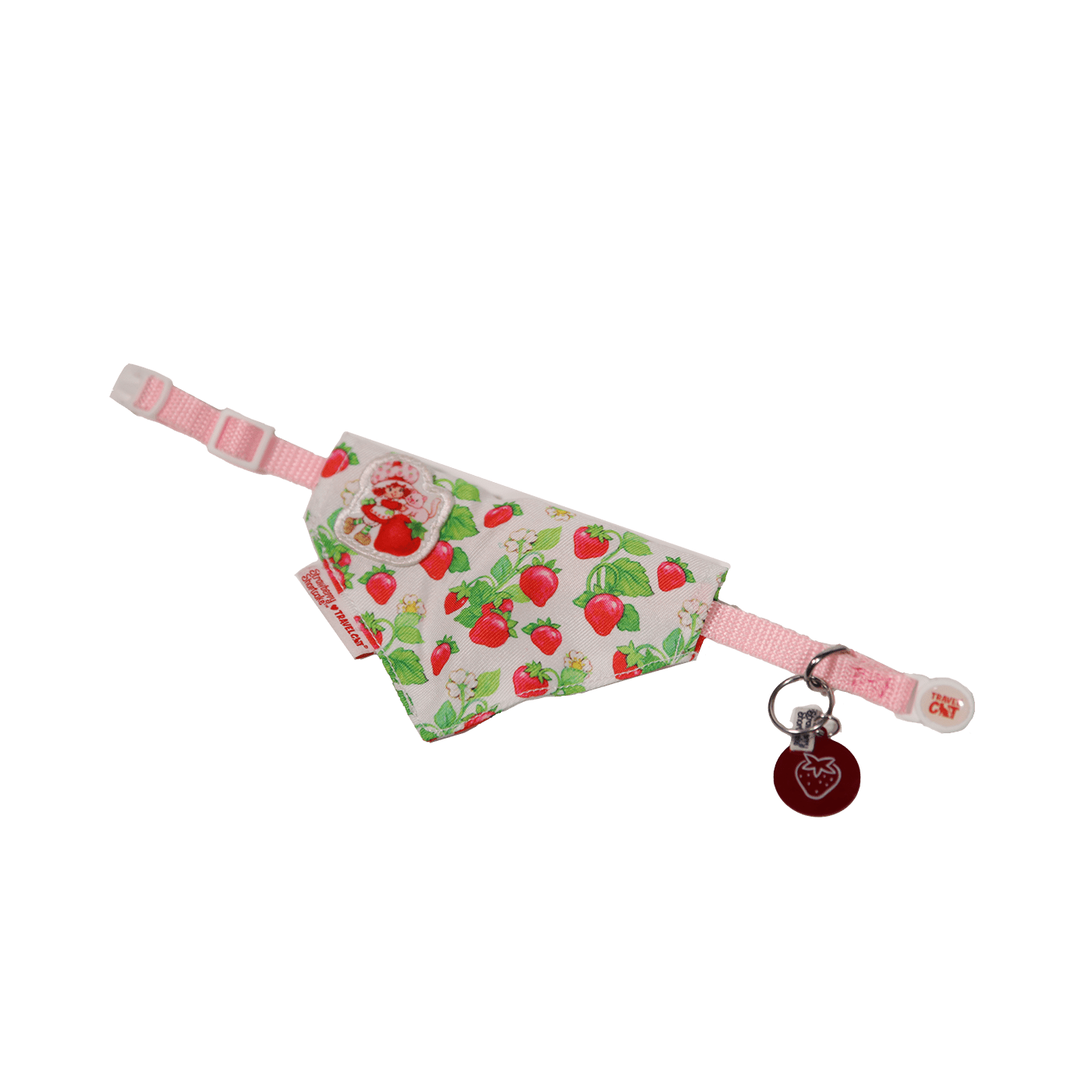 Strawberry Shortcake x Travel Cat Bandana - Officially Licensed