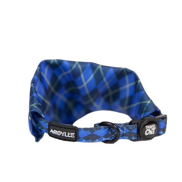 Argylle x Travel Cat Collar & Bandana Set - Officially Licensed - Argylle Blue