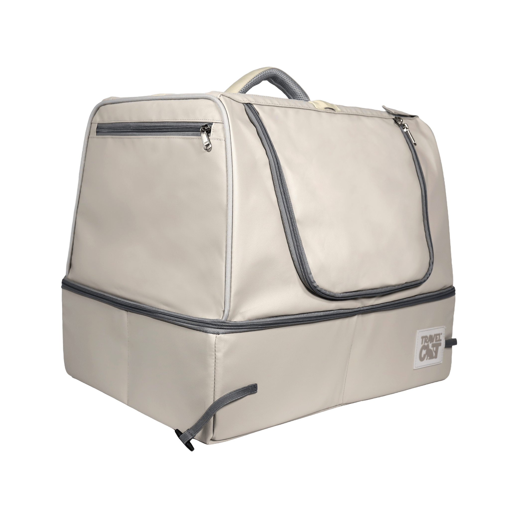 "The Porta-Pawty+" Covered Travel Litter Box - Portable Bathroom for Cats