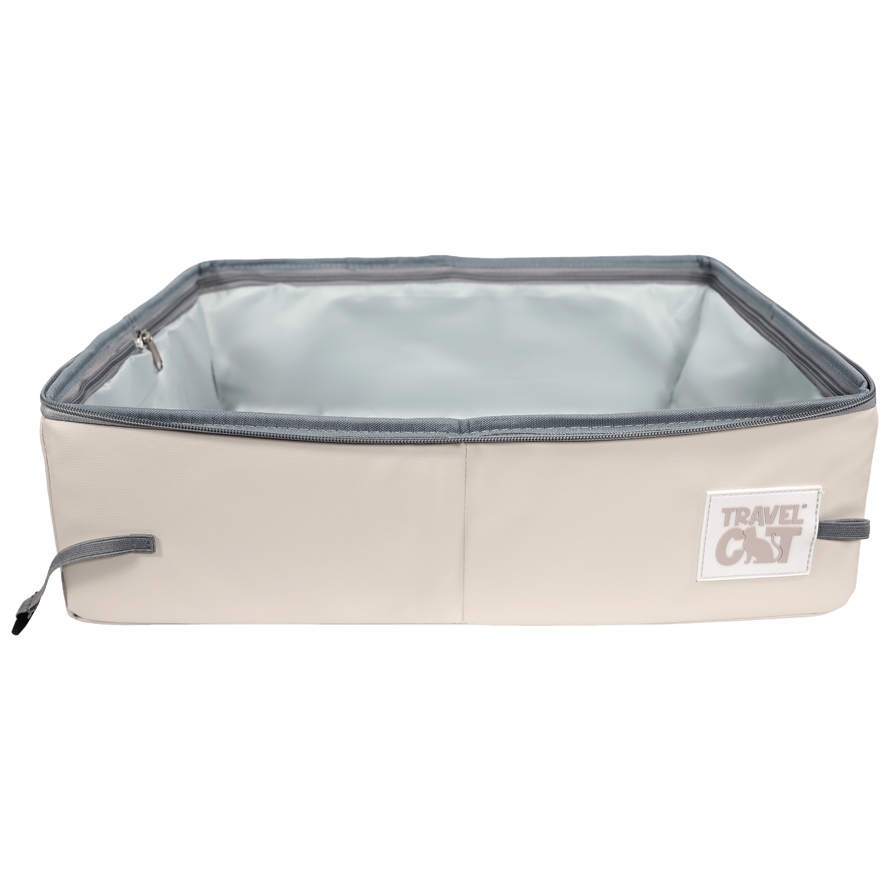 "The Porta-Pawty+" Covered Travel Litter Box - Portable Bathroom for Cats