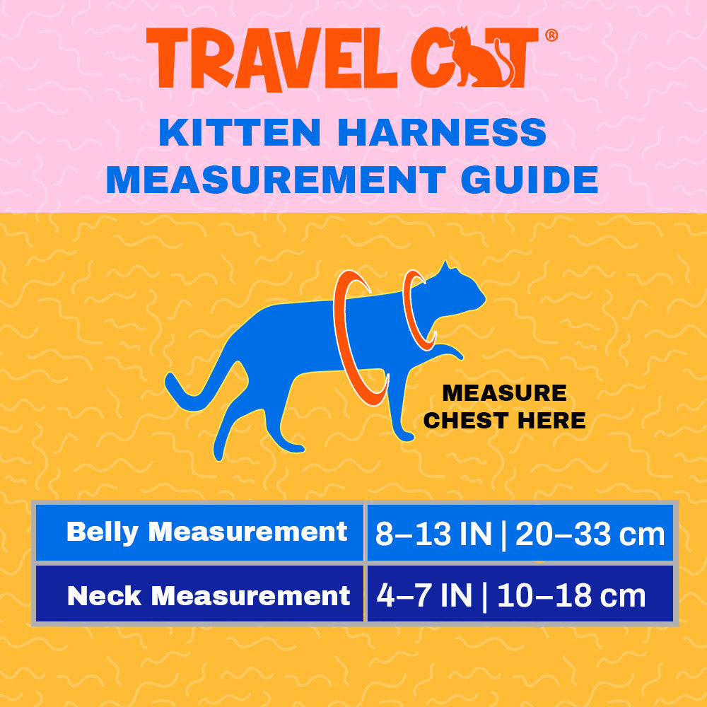 "The Tiny Adventurer" - Kitten Harness and Leash Set