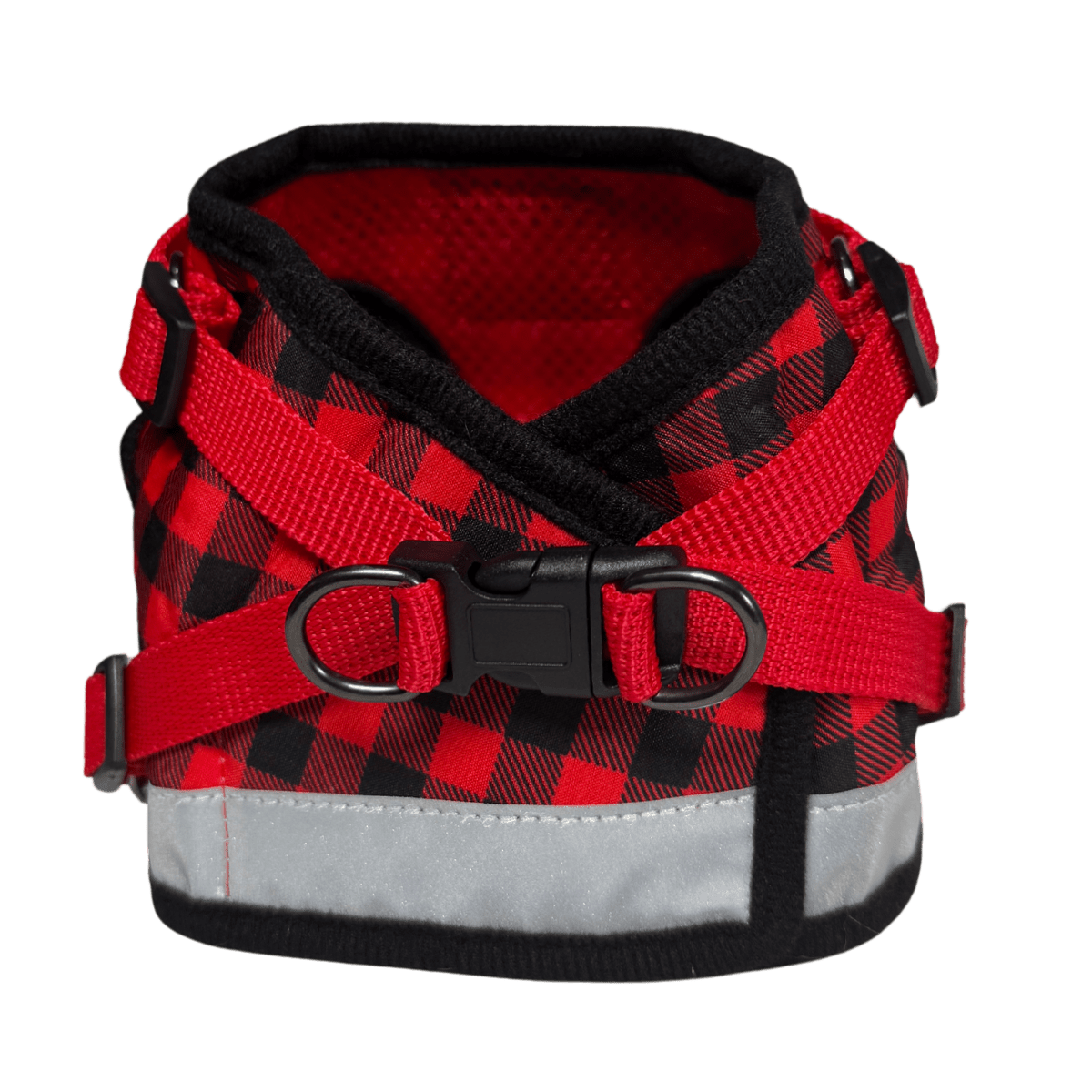 "The Pawsitively Plaid" Limited Edition Buffalo Plaid Cat Harness