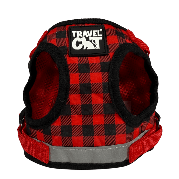 "The Pawsitively Plaid" Limited Edition Buffalo Plaid Cat Harness