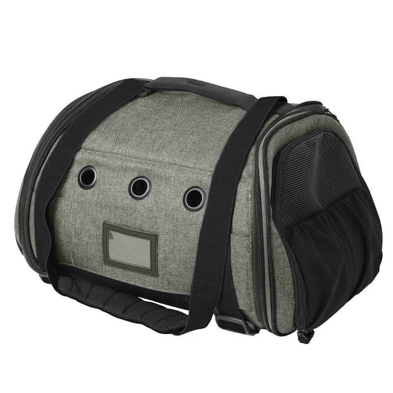 The Transpurrter Ultimate Calming Convertible Cat Carrier in Heather Grey / Your Cat Backpack