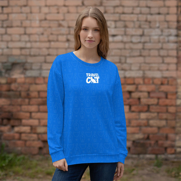 Travel Cat Butts Unisex Sweatshirt