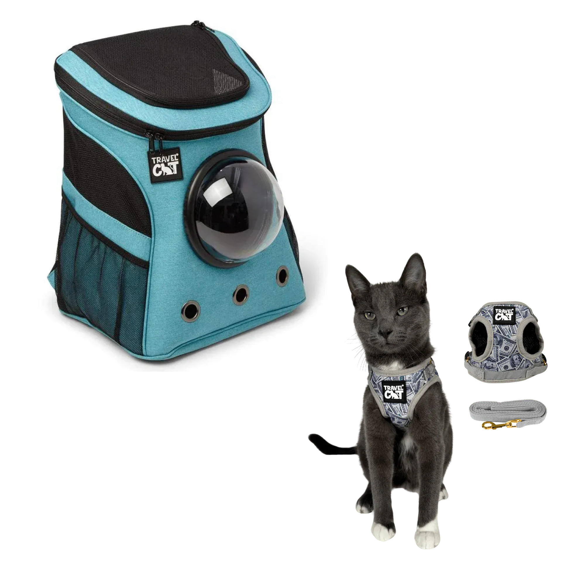 Build Your Own Cat Backpack and Harness Bundle