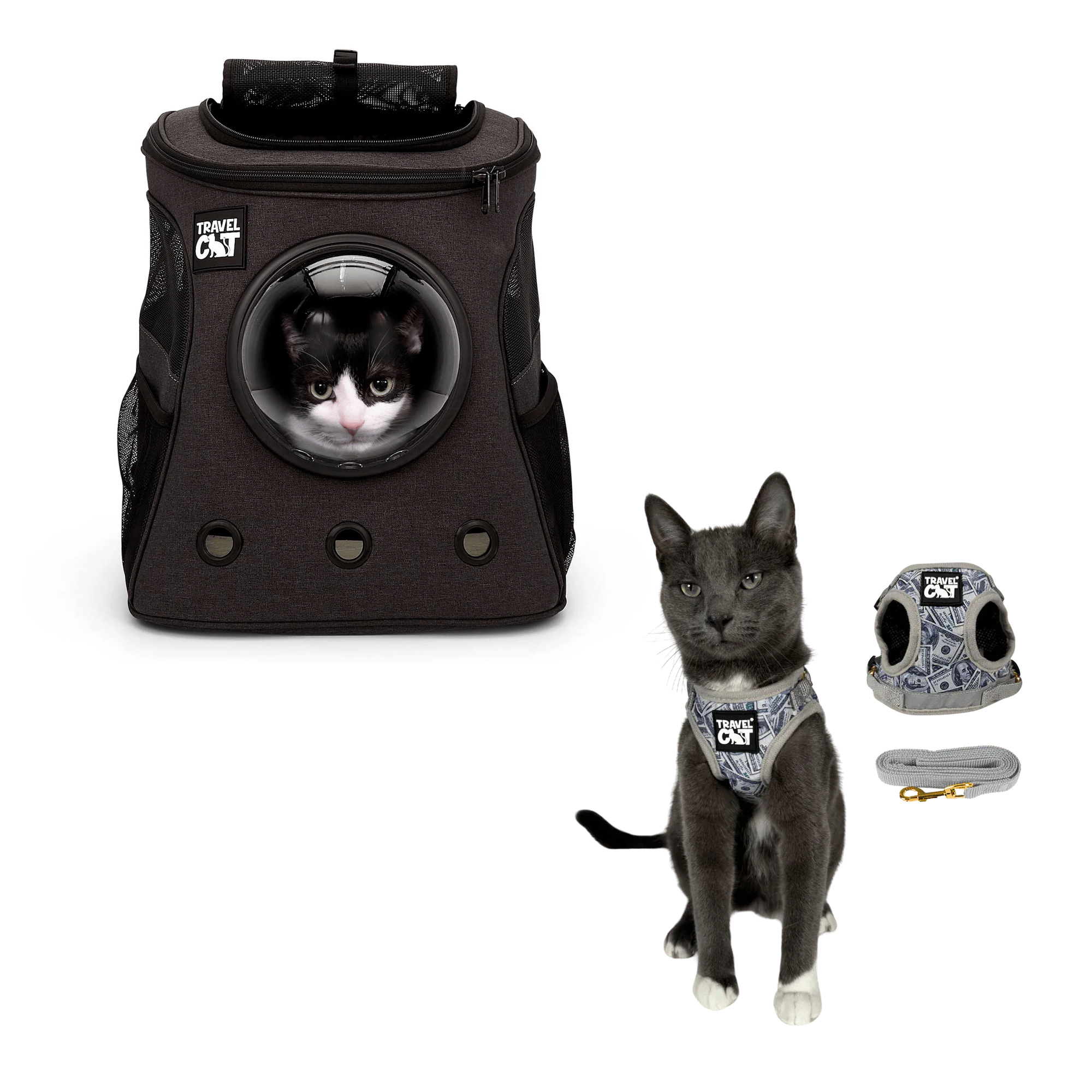 Build Your Own Cat Backpack and Harness Bundle