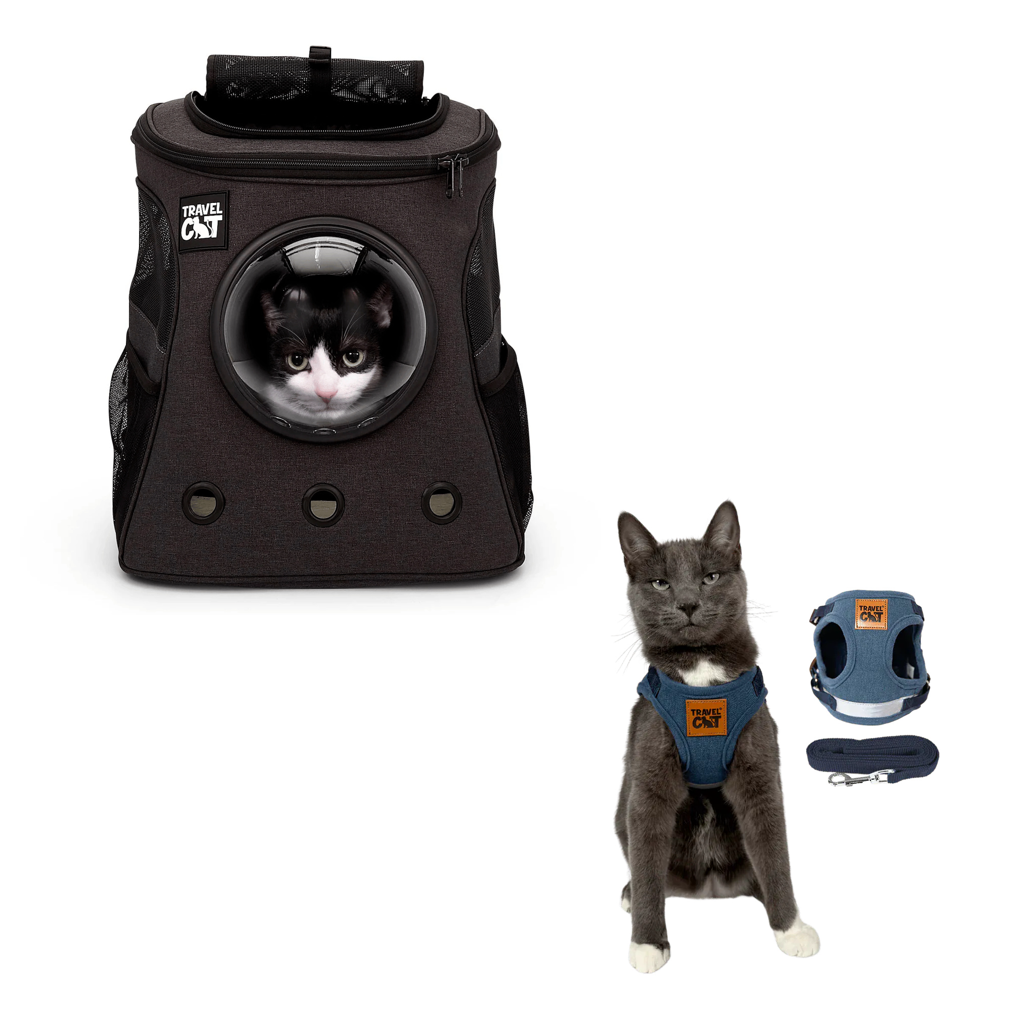 Build Your Own Cat Backpack and Harness Bundle