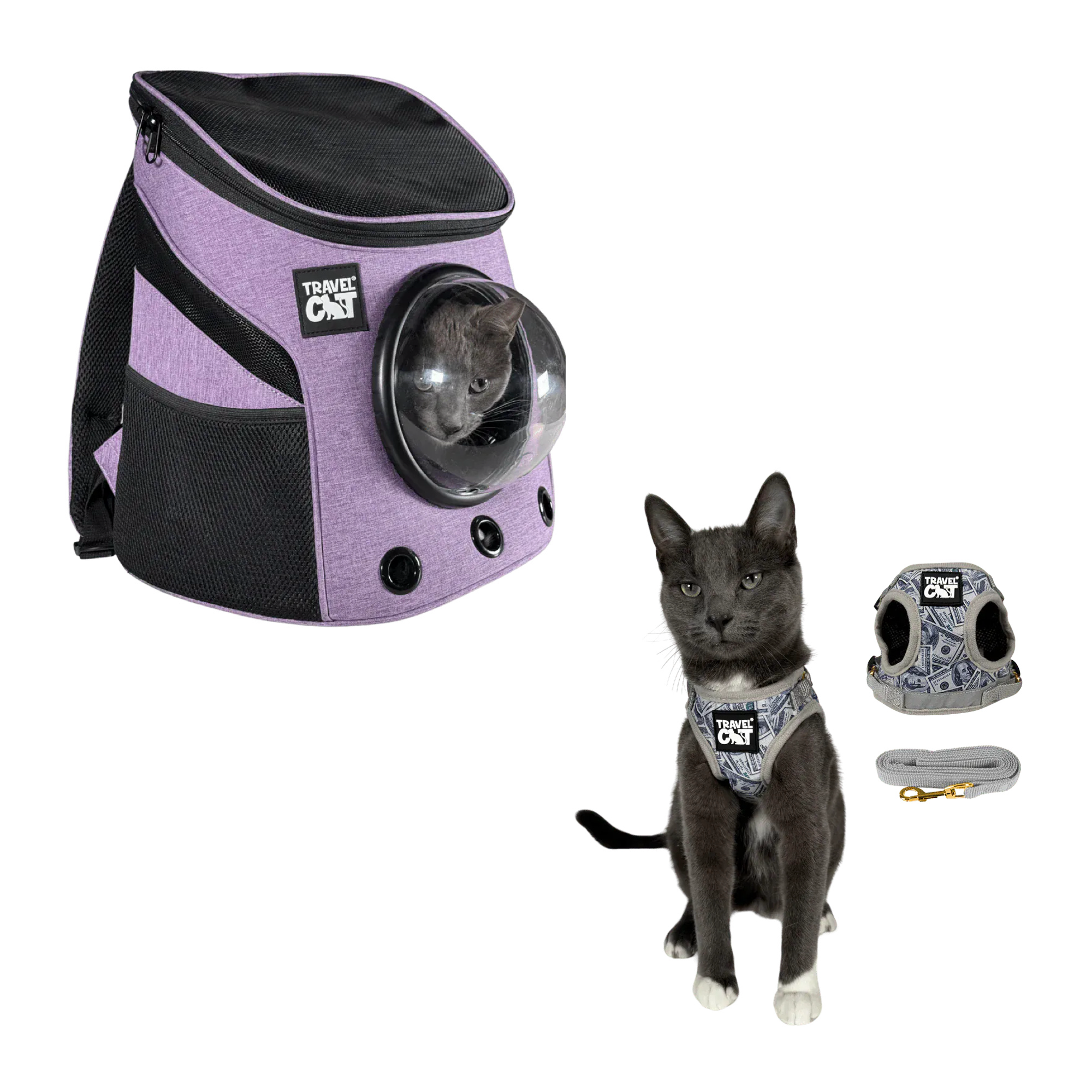 Build Your Own Cat Backpack and Harness Bundle
