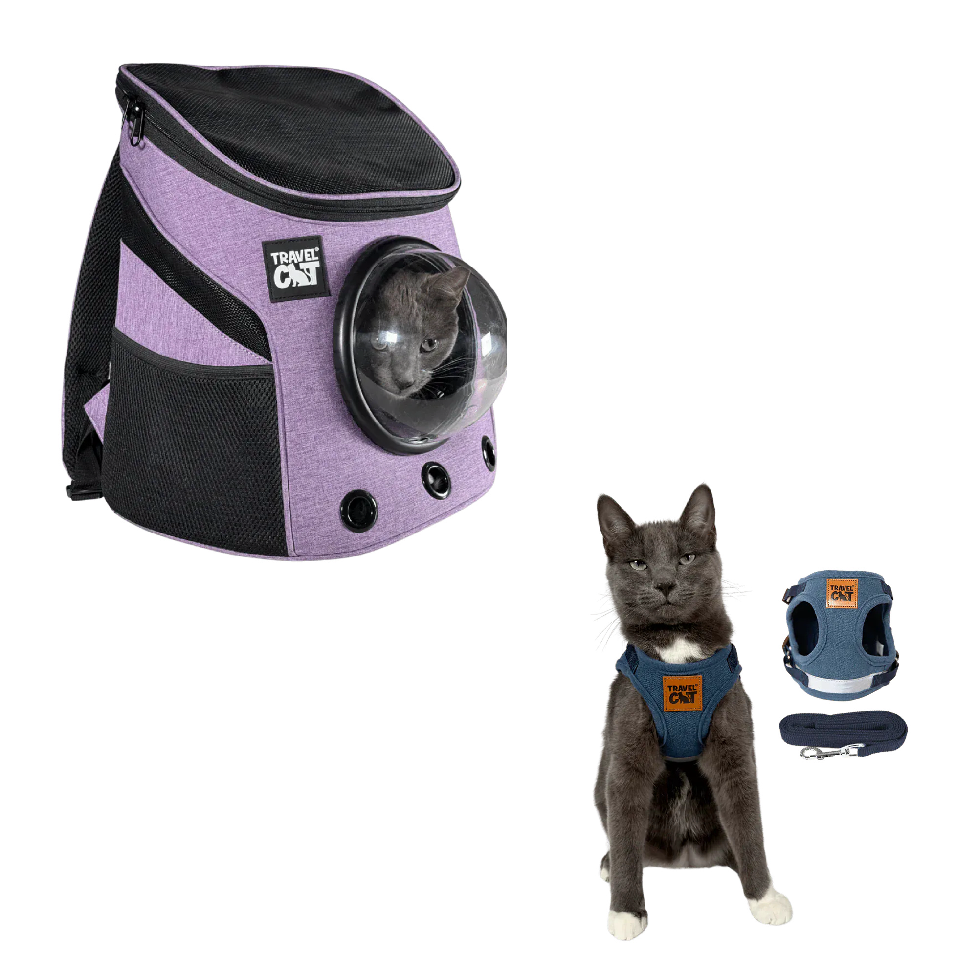 Build Your Own Cat Backpack and Harness Bundle