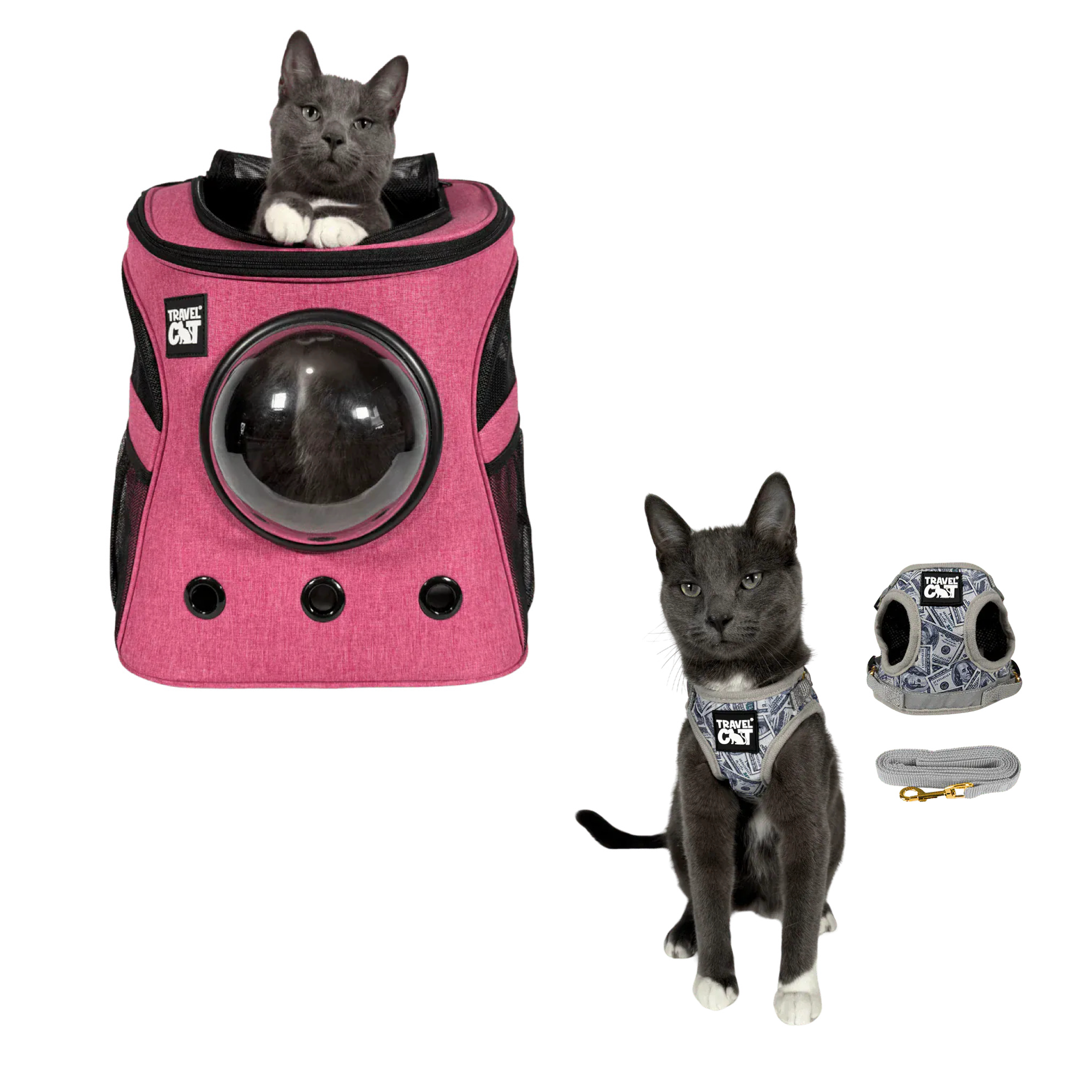 Build Your Own Cat Backpack and Harness Bundle