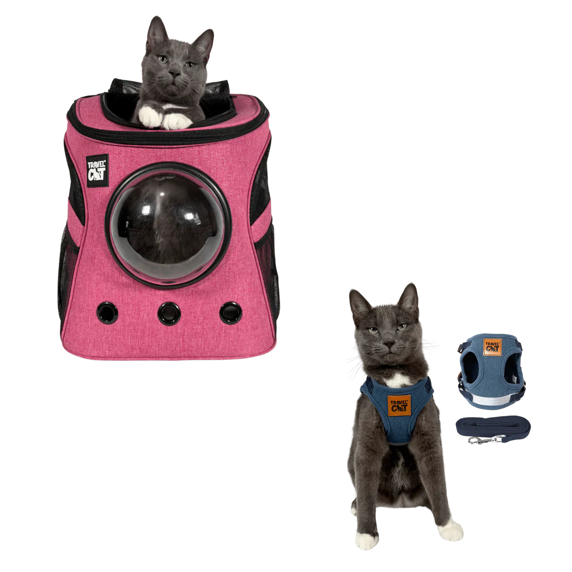 Build Your Own Cat Backpack and Harness Bundle