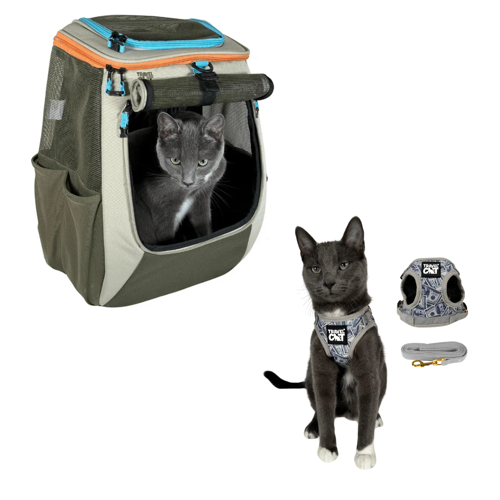 Build Your Own Cat Backpack and Harness Bundle