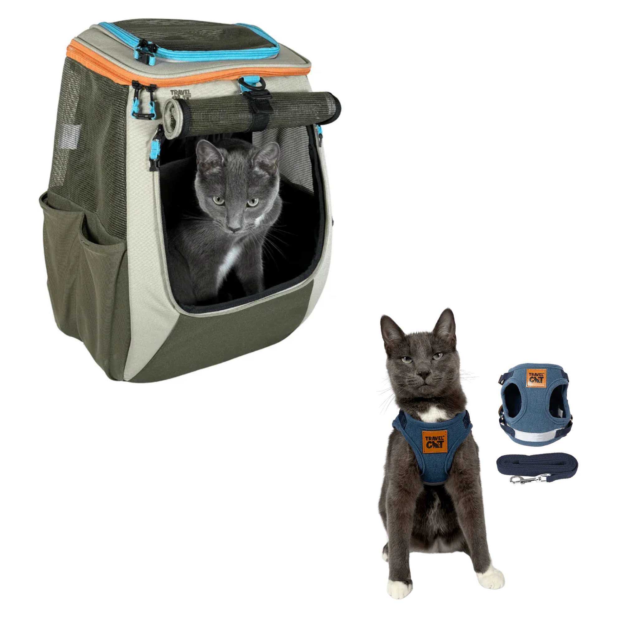 Build Your Own Cat Backpack and Harness Bundle