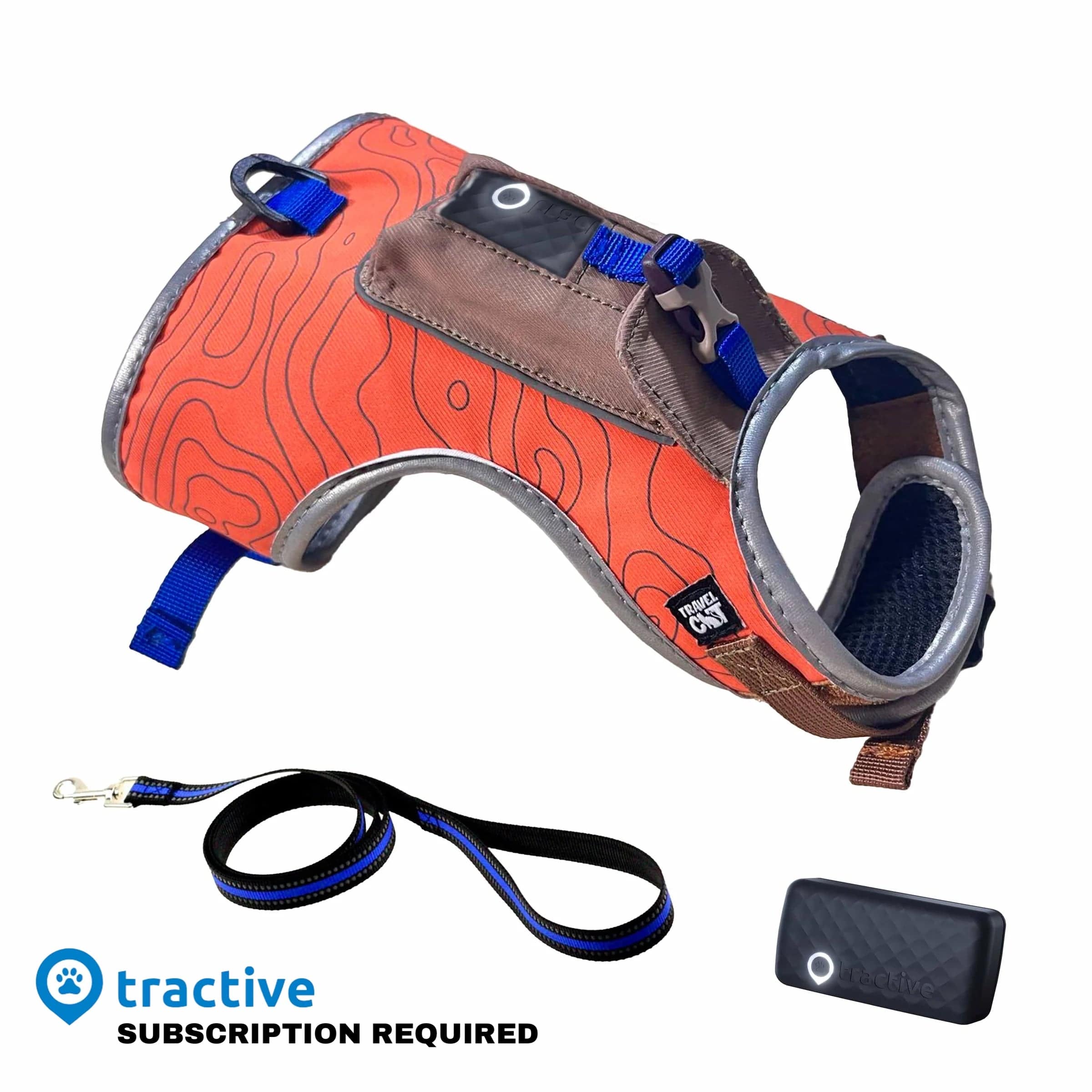 "The Pathfinder" Cat Harness & Tractive GPS Device Bundle